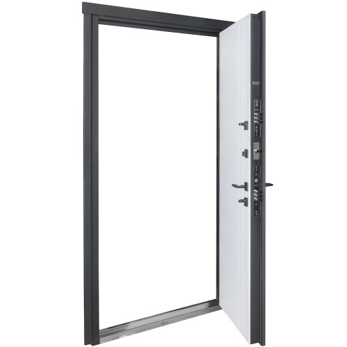 Булат Котедж, модель 710/265. Колір: Metalic anthracite/Вулична Білий атласний