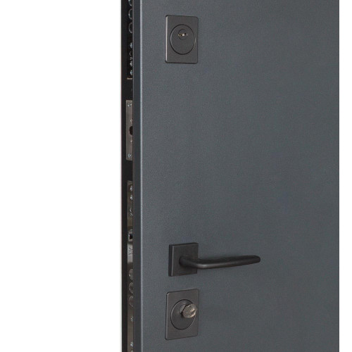 Булат Котедж, модель 710/265. Колір: Metalic anthracite/Вулична Білий атласний