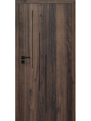 Двері міжкімнатні HYGGE Plato Line 1 Dark Catania, 700x2000