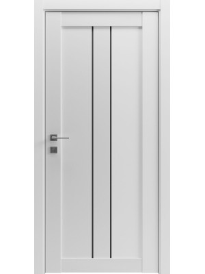 Двері міжкімнатні RODOS GRAND LUX 1 BLK /Білий матовий/, 800x2000