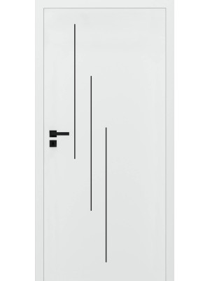 Двері міжкімнатні HYGGE Plato Line 1 White, 800x2000