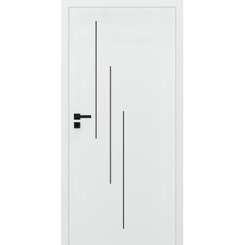 Двері міжкімнатні HYGGE Plato Line 1 White, 800x2000