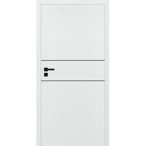 Двері міжкімнатні HYGGE Plato Line 2 White, 600x2000