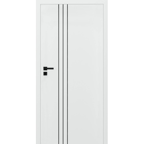 Двері міжкімнатні HYGGE Plato Line 3 White, 900x2000