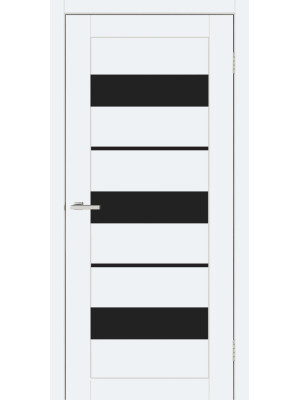 Двері міжкімнатні DOORS Smart С028 BG Емаліт білий (ПВХ), 600x2000