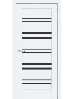Двері міжкімнатні DOORS Smart С017 BG Емаліт білий (ПВХ), 600x2000
