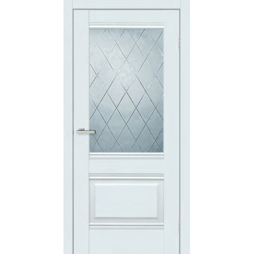 Двері міжкімнатні DOORS Smart С070 CD Емаліт білий (ПВХ), 700x2000