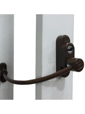 Дитячий замок на вікна Penkid Safety Lock з тросом, коричневий