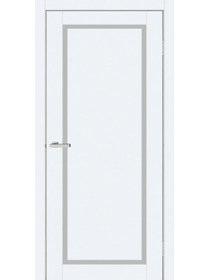 Двері міжкімнатні DOORS Смарт С090G Емаліт білий (ПВХ), 600x2000