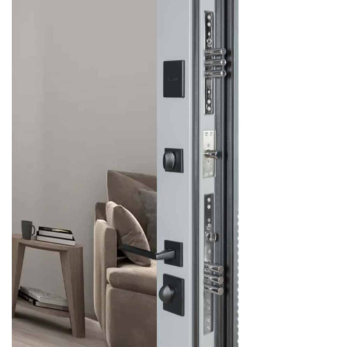 Булат Ультра (квадро) Securemme, модель 557/607 тоноване дзеркало. Колір: Попелястий металік/Сірий шифер.