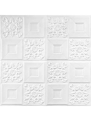 Самоклеющаяся декоративная потолочно-стеновая 3D панель фигуры 700x700x5мм (114) SW-00000006