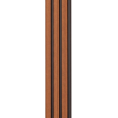 Рейка декоративная PS 2900х115х12мм Каштановый SW-00001743