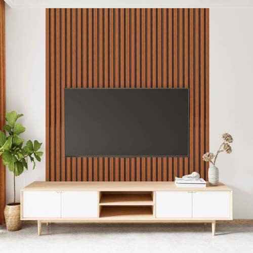Рейка декоративная PS 2900х115х12мм Каштановый SW-00001743