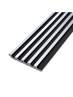 Рейка декоративная PS 2900х115х12мм Черный с серебром SW-00002133