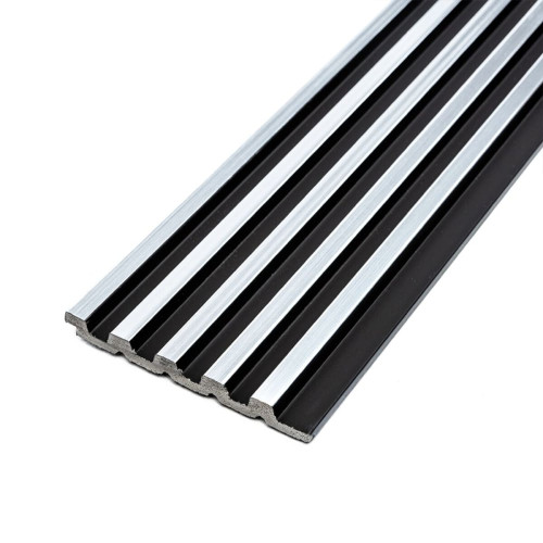 Рейка декоративная PS 2900х115х12мм Черный с серебром SW-00002133