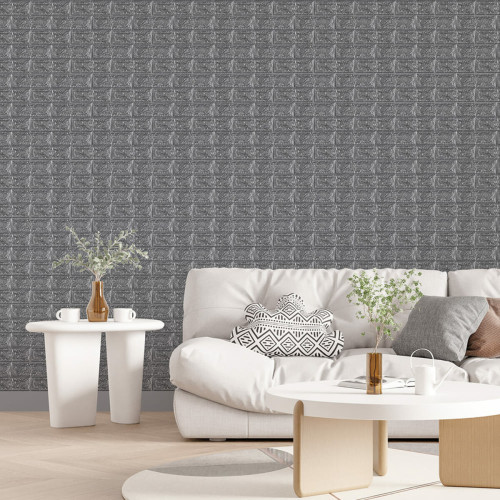Панель стеновая 3D 700х770х2мм Серебро SW-00001908