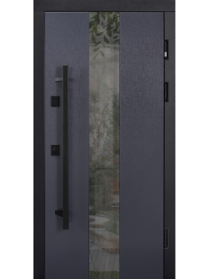 Вхідні двері з покриттям Lampre модель Queen комплектація COTTAGE ABWEHR (KT+LP5)